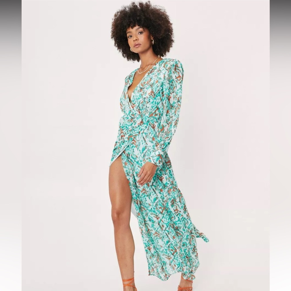 Wrap maxi dress